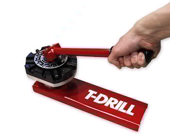 Переносной станок для вырезки и формовки концов труб T-DRILL ND-54   